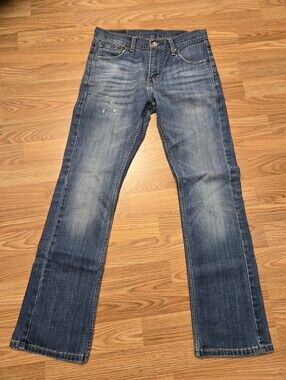 Vintage Levi's Straight-Leg Blue Jeans